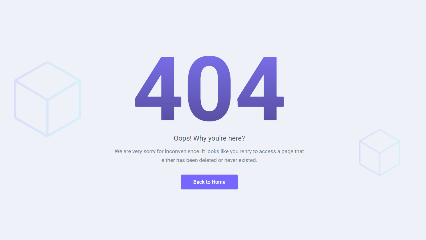 404 error